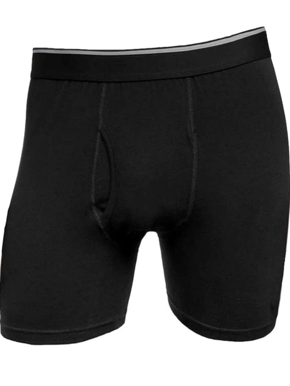 NWT Kirkland Signature Men's L Black 4-Pack Supima Cotton Boxer Briefs